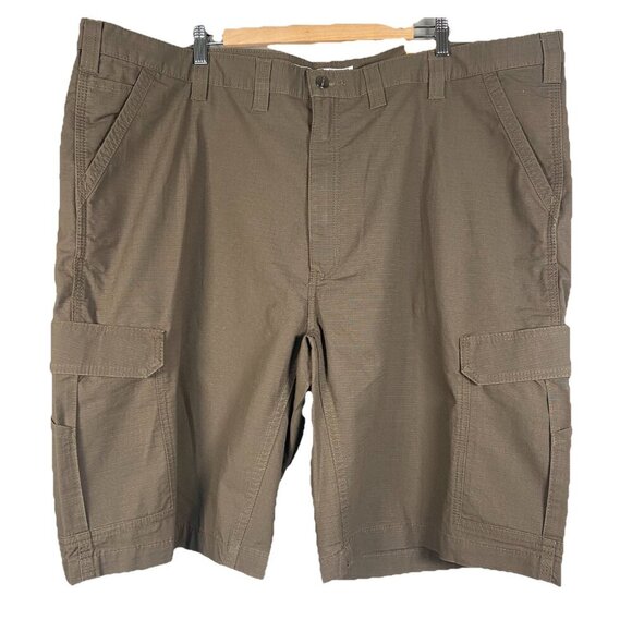 Carhartt Work Shorts Men's 48 Force Relaxed Fit Ripstop Cargo Olive Green NWT - Picture 1 of 13